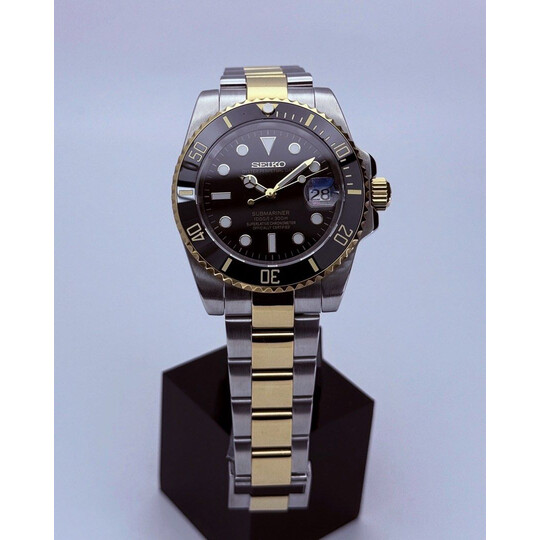 Custom Seiko Mod • White Metallic Tuna • 46mm